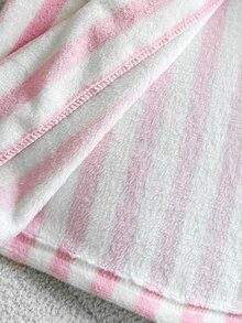 女童條紋毛絨繫帶睡袍 秋冬款 - 彩色 - 查看 5