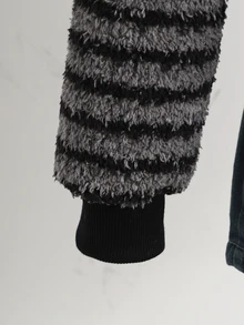 SHEIN 青少年女孩外套，冬季、秋季衣物 - 黑色 - 查看 3