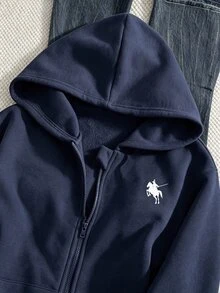 Tween Girls Sweatshirts - Navy Blue - View 3