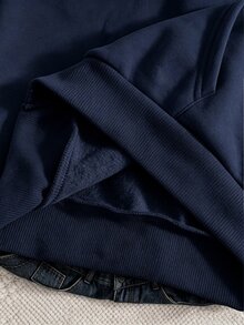 Tween Girls Sweatshirts - Navy Blue - View 5