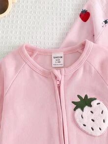 Cozy Pixies 新生兒男嬰女嬰卡通動物圖案針織柔軟圓領長袖連身衣，可愛熊設計，極簡風格，適合室內/戶外，日常穿著、運動、玩耍、派對、拍照、假期、萬聖節、聖誕節、新年，秋冬季節 - 彩色 - 查看 8
