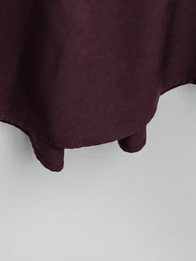 SHEIN Tall CURVE Plus Size Women's French Casual Summer Short Sleeve V-Neck Tall Dress - Magic Mauve - View 5