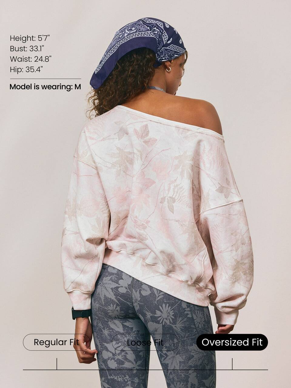 Everyday Fleece Shine Bright Soft Warm Lightweight Oversized Off-The-Shoulder Pullover Sweatshirt Autumn Winter Outdoors Daily Casual Wear