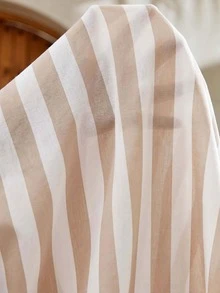 EMERY ROSE Women's Blue And White Striped Top And Pants Casual Boho French European Sequence Coastal Daily Vacation 2 Pieces Set Summer Going Out Outfits Brunch - Multicolor - View 8