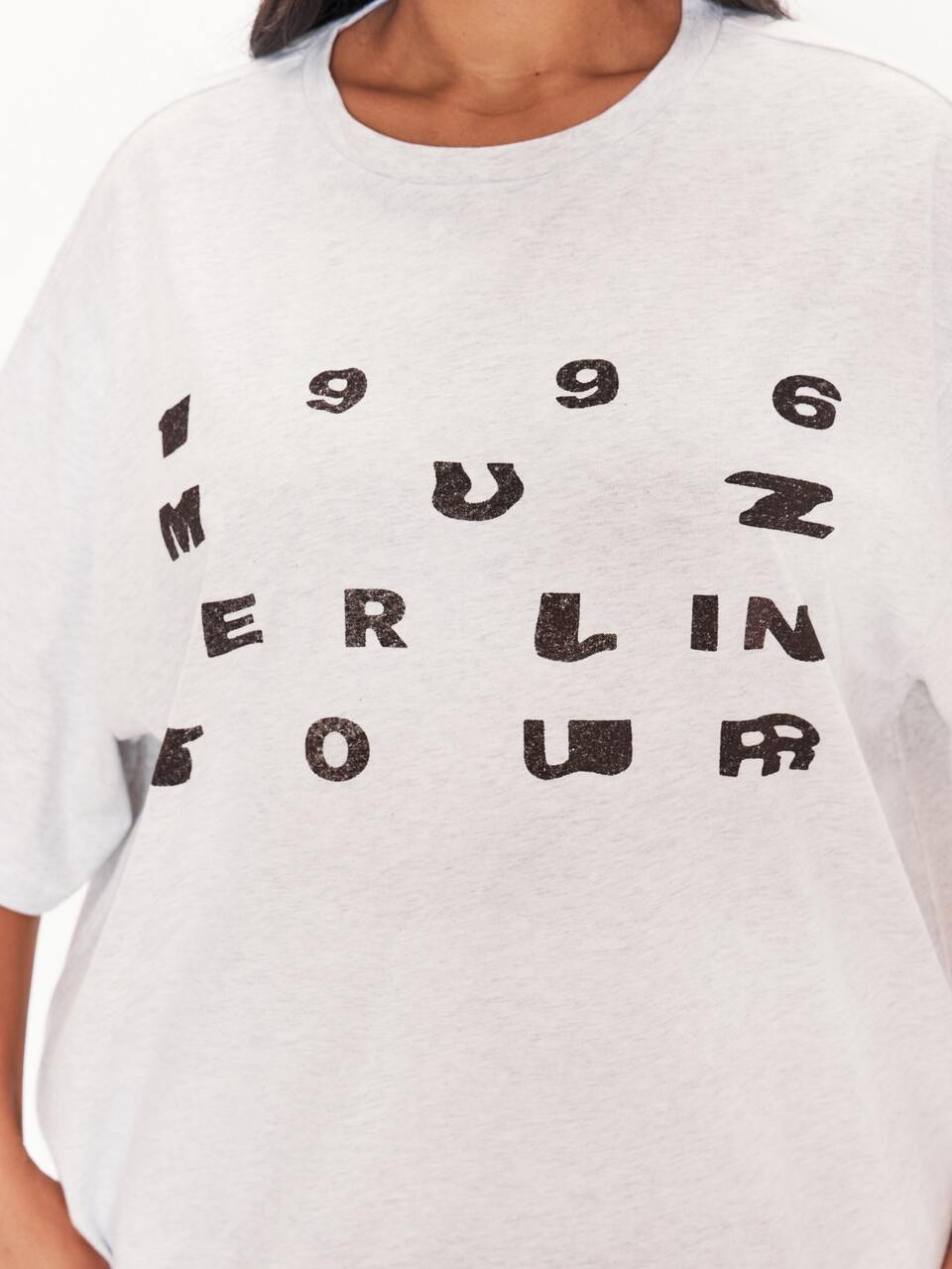 Grey Graphic Detail Tshirt Winter Autumn Everyday Casual Going Out Weekdaze