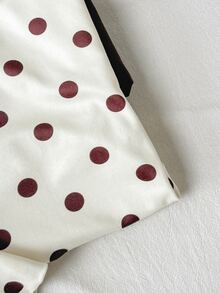 SHEIN 少女波點針織套頭居家睡衣套裝，買1送1，舒適休閒日常修身款，隨機發貨，8件組發4件 - 彩色 - 查看 5