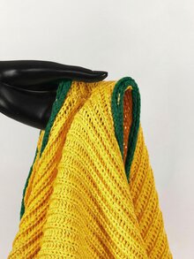 Amplova 2026 New Dopamine Color Vacation Women Knitted Mini Shorts - Yellow - View 7