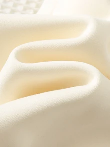SHEIN 男嬰卡通熊圖案針織軟綿圓領長袖套頭帽帽衛衣與彈性腰收口褲 2 件套，3D 熊印花，加厚保暖內裡 - 藍色 - 查看 9