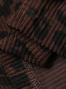 Dazy Kids Young Boys Loose Casual Leopard Print Pants, Autumn - Brown - View 7