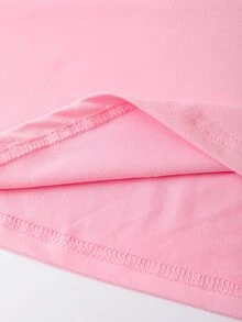 EMERY ROSE 大码 4 件套女式休闲纯色圆领短袖 T 恤夏季 - 彩色 - 查看 3