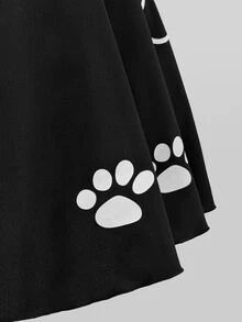 Sunspun Halloween Plus Size Dresses - Black - View 3