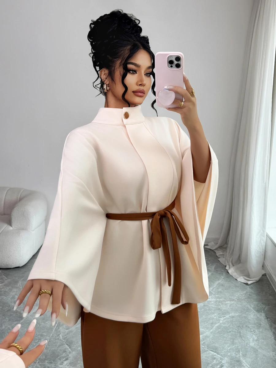 SHEIN Elenzya White,Autumn,Elegant,Sequin,Formal Women's Plus Size Knitted 2 Pieces Sets Modest Clothing Large-Sized Fashionable Casual Two Pieces Set For Spring - Multicolor - View 1