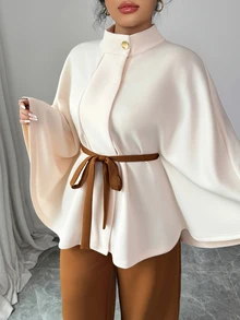 SHEIN Elenzya White,Autumn,Elegant,Sequin,Formal Women's Plus Size Knitted 2 Pieces Sets Modest Clothing Large-Sized Fashionable Casual Two Pieces Set For Spring - Multicolor - View 8
