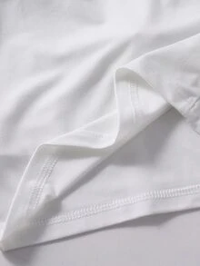 SHEIN 女童可愛3D櫻桃貼花長袖T恤與粉色喇叭褲2件套休閒套裝，秋季冬季甜美運動服 - 粉色 - 查看 6