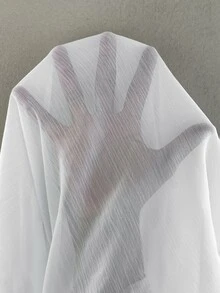 Easura Plus Size Soft French Lace Bowknot Blouse Office High Tea White Summer Elegant - White - View 8
