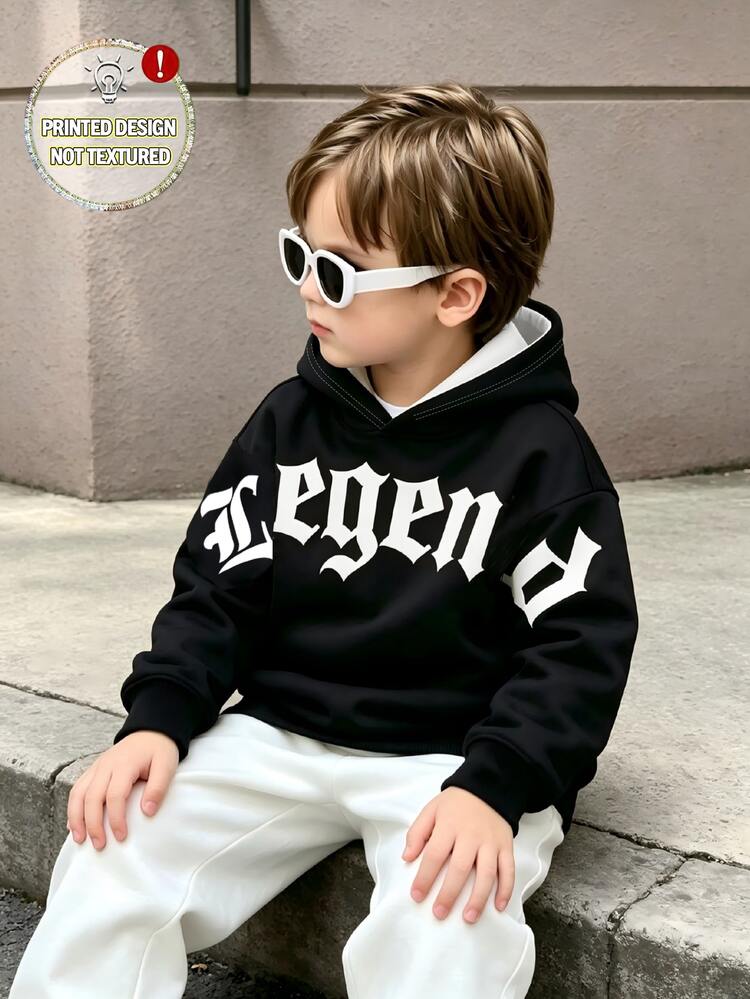 Hooded Long Sleeve Sweatshirt, High-Quality Fashion Digital Print, Suitable For Boys Autumn Wear, Comfortable Minimalist Casual Street Daily Style - Multicolor - View 4
