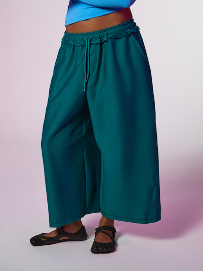 COUREZ Women Low Rise Baggy Cropped Y2K Spring Casual Going Out Sweatpants