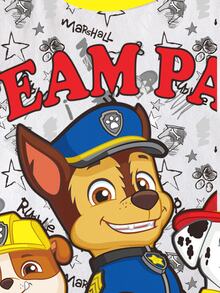 SHEIN | PAW Patrol 小男孩拼色拼接卡通印花T恤 - 白色 - 查看 6