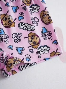 SHEIN | PAW Patrol 2pcs/Set Girls Underwear Set, Camisole And Briefs, Comfortable Summer Bestseller - Pink - View 7