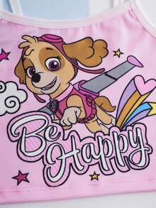 SHEIN | PAW Patrol 2pcs/Set Girls Underwear Set, Camisole And Briefs, Comfortable Summer Bestseller - Pink - View 4