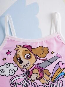SHEIN | PAW Patrol 2pcs/Set Girls Underwear Set, Camisole And Briefs, Comfortable Summer Bestseller - Pink - View 3