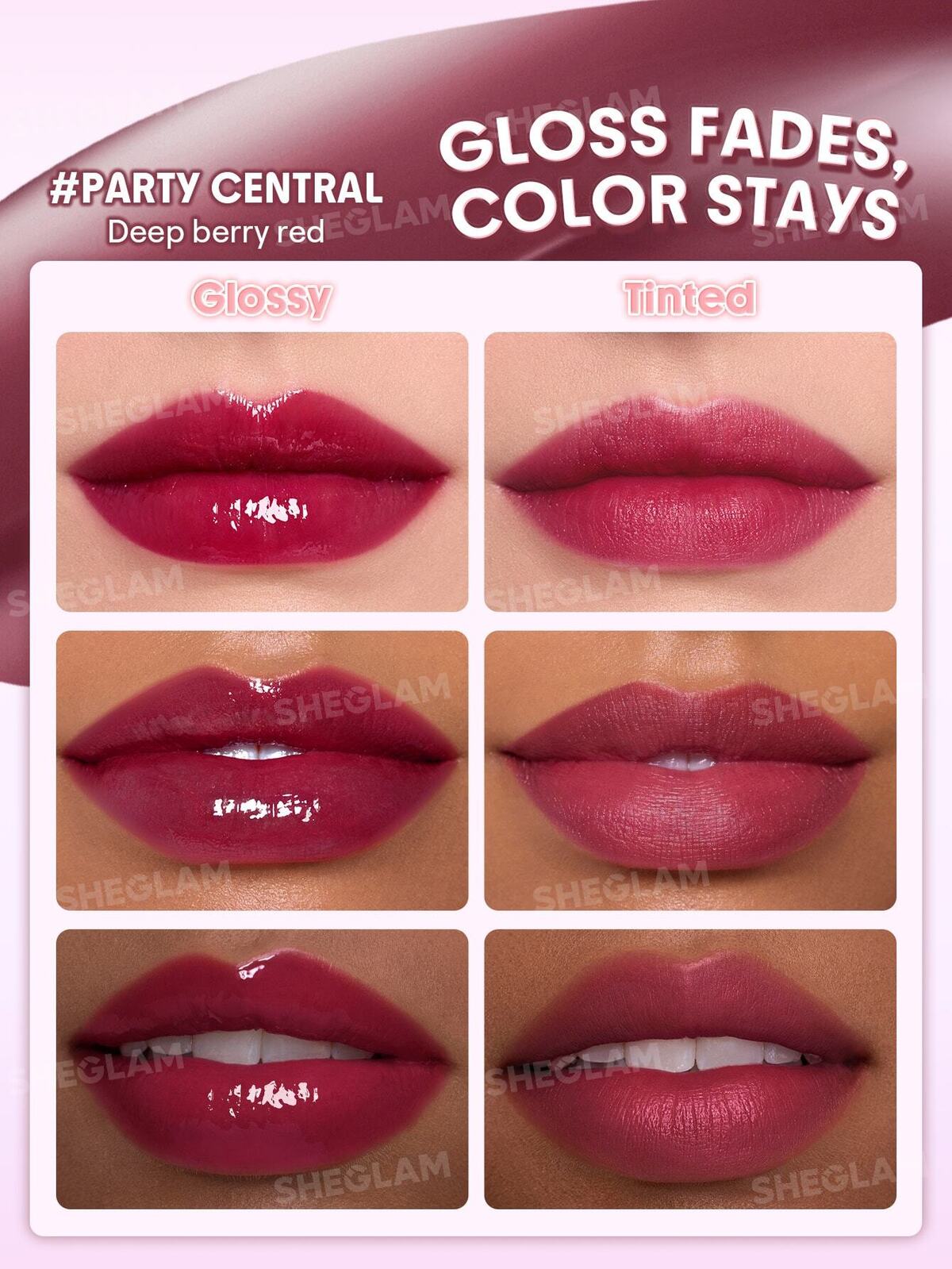 Glazed & Locked Glossy Lip Tint-418 Party Central
