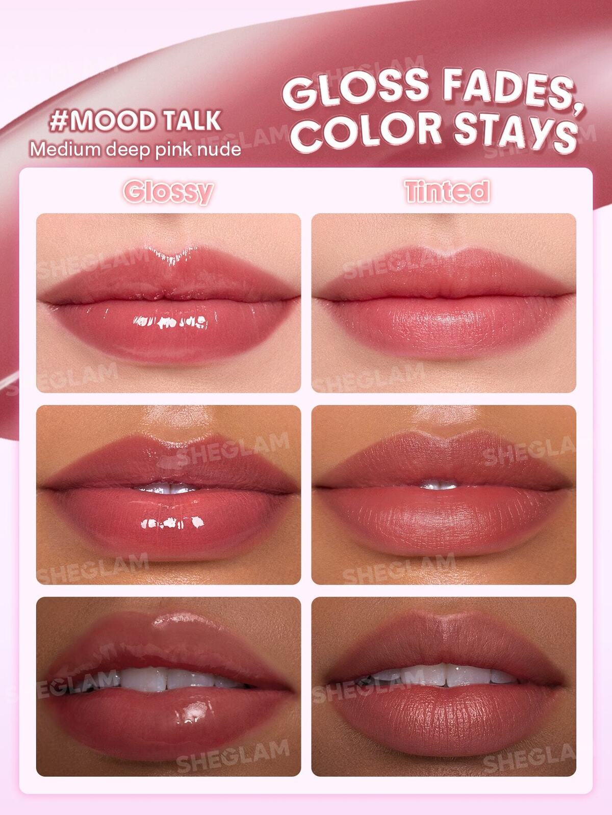 Glazed & Locked Glossy Lip Tint-131 Mood Talk