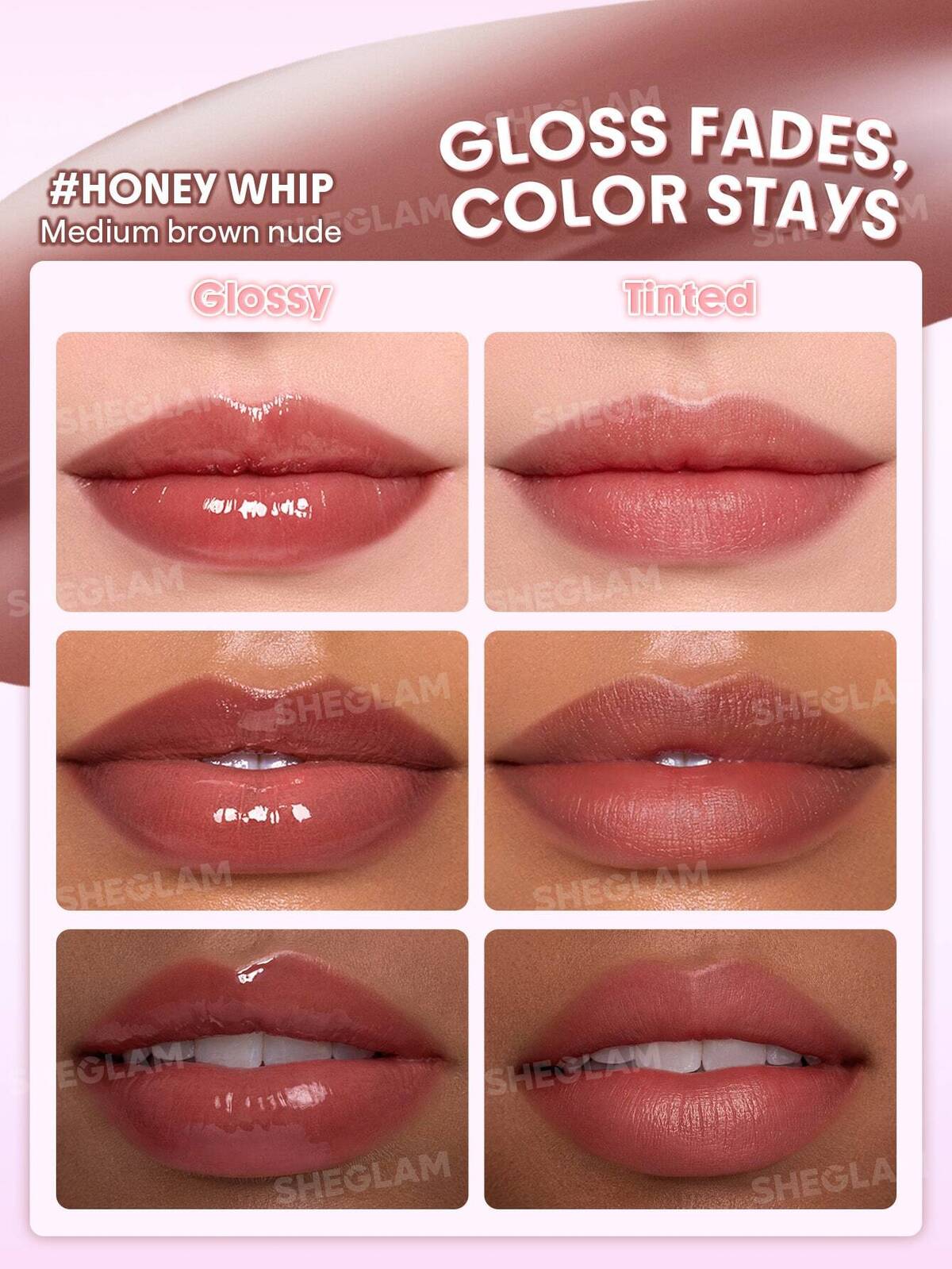 Glazed & Locked Glossy Lip Tint-528 Honey Whip