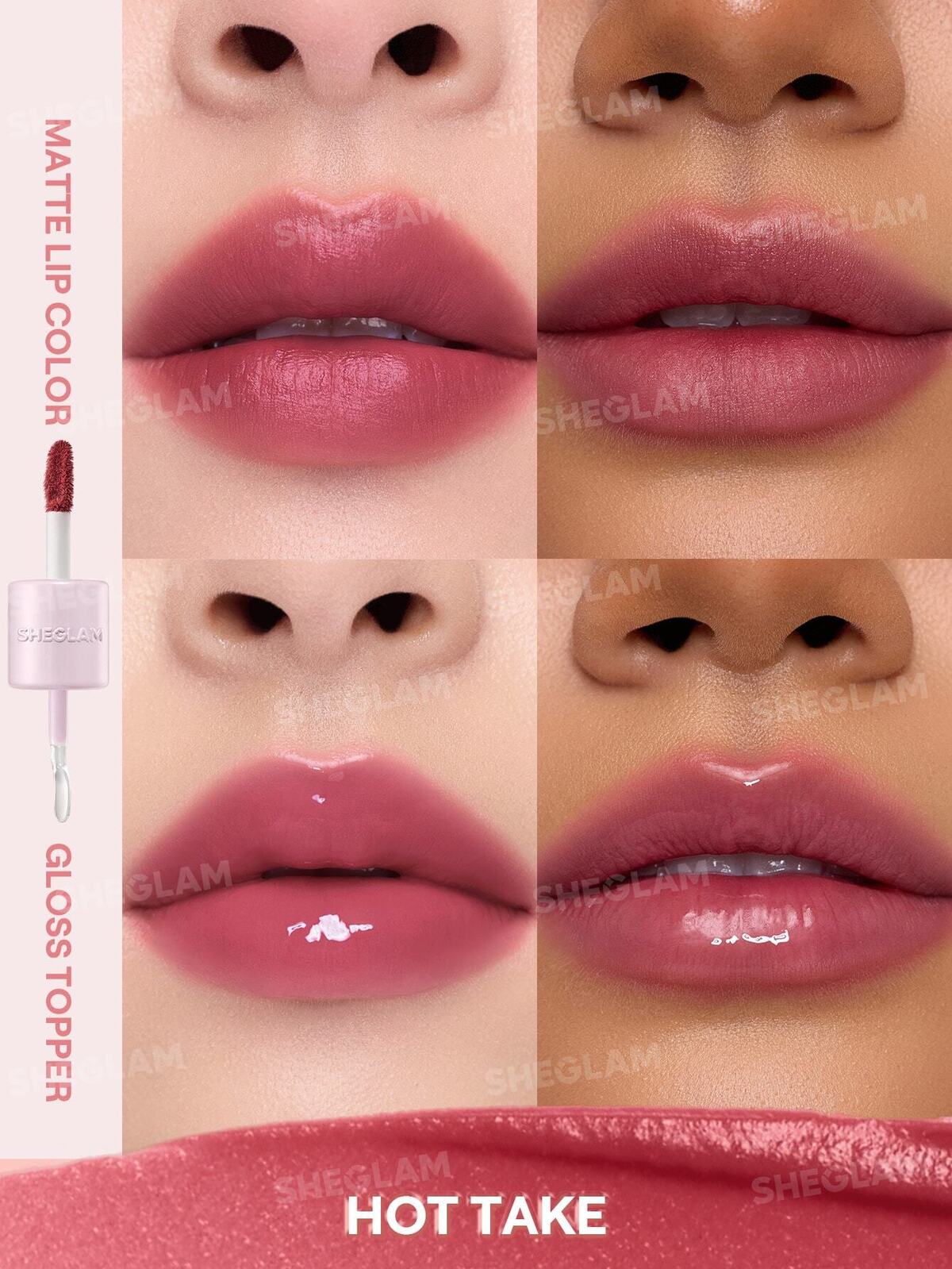 Mood Switch Matte & Gloss Lip Duo-334 Hot Take