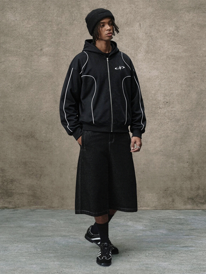 PAVTROS Men's Zip-Up Hooded Sweatshirt