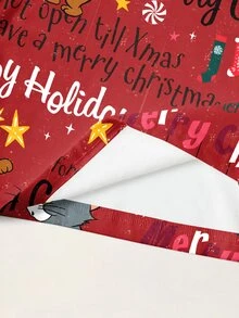 TOM & JERRY X SHEIN Women's Christmas Cartoon Print T-Shirt - White - View 5