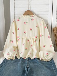 SHEIN Tween Girls Blouses - Multicolor - View 2