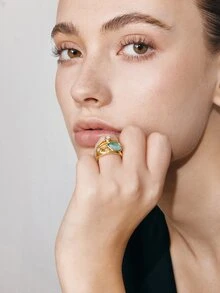 Cincin Tunggal - Yellow Gold - View 6