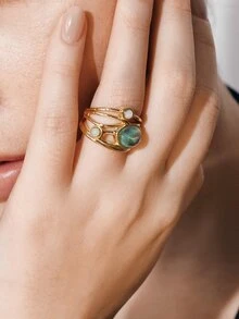 Cincin Tunggal - Yellow Gold - View 4