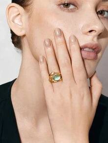 Cincin Tunggal - Yellow Gold - View 3