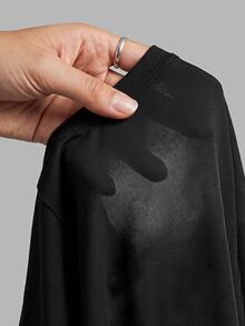 SHEIN EZwear 女士休闲简约唇印露肩宽松短袖T恤 - 彩色 - 查看 6