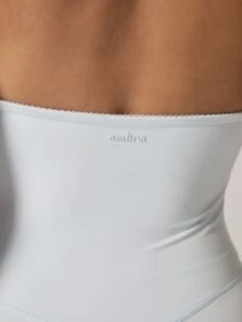 Aralina Leisurewear Active Women's Square Neck Self Strap Halterneck Gym Workout Romper Jumpsuit - Baby Blue - View 5