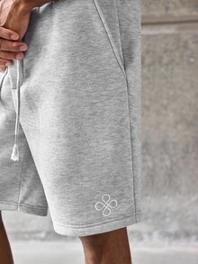 ESTAVOR Casual Men's Drawstring Waist Summer Daily Shorts - Grey - View 3