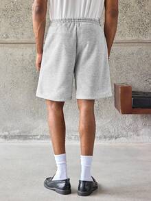 ESTAVOR Casual Men's Drawstring Waist Summer Daily Shorts - Grey - View 2
