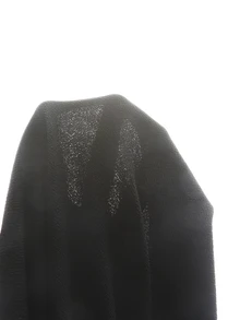 SHEIN Teen Girls Black Contrast Lace Trim Elegant Dress - Black - View 10