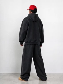 STYNVO 男士連帽衛衣套裝 - 黑色 - 查看 2