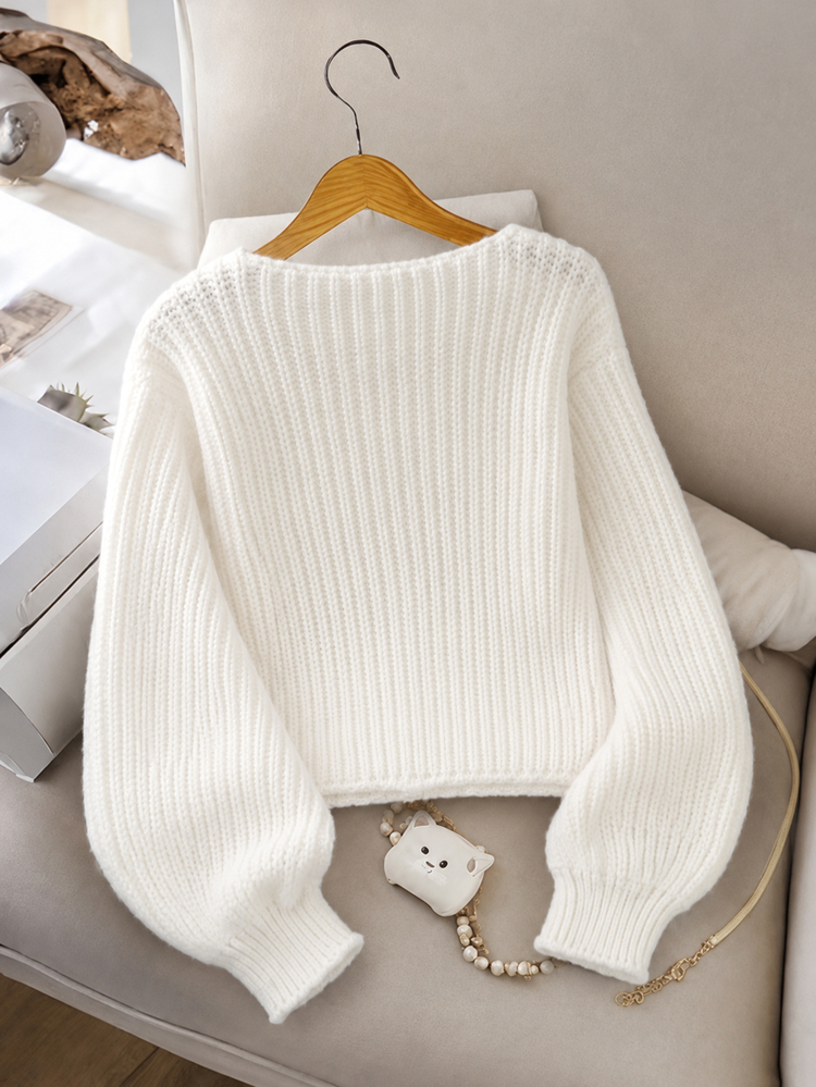 Teen Girl Metal Button Long Sleeve Pocket Casual Knit Cardigan - Apricot - View 2