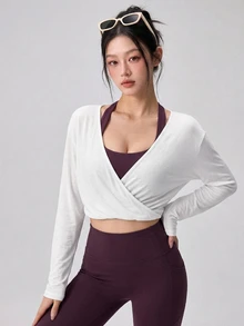 DAZY Women Sports Tees & Tanks Fall - White - View 2