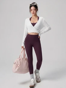 DAZY Women Sports Tees & Tanks Fall - White - View 8