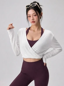 DAZY Women Sports Tees & Tanks Fall - White - View 1