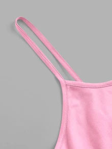 Comfortcana 3件套加大码女士休闲紧身吊带背心，适合夏季穿着 - 彩色 - 查看 9