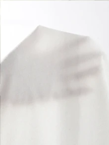 Franclia 女士纯白色连体裤，白色短裤配撞色滚边，撞色滚边露背连体裤 - 白色 - 查看 4