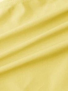 SHEIN Tween Girls Yellow Floral Print Spaghetti Strap Bikini Sets,2pcs Swimwear For Beach Holiday,Spring/Summer Bathing Suits Bright Color Flower Suit - Yellow - View 3