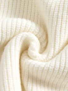 Teen Girl Casual Versatile Solid Color Cardigan - White - View 7
