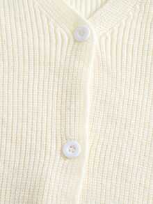 Teen Girl Casual Versatile Solid Color Cardigan - White - View 6